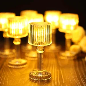 Mini Acrylic LED Desk Lamp (Crystal Style, Small – 1 Pc)Add elegance and charm to any space with this mini crystal-style acrylic LED lamp. Compact, portable, and USB-powered — perfect for desks, nightstands, or mood lighting!