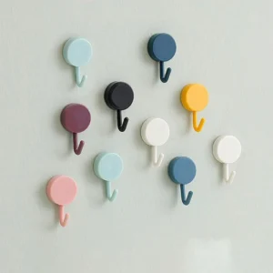 Self-Adhesive Wall Hooks – 10 Pcs