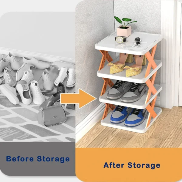 6-Layer Foldable Shoe Rack - Image 4