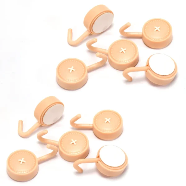 Self-Adhesive Wall Hooks – 10 Pcs - Image 3